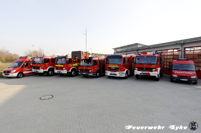 Fahrzeugpark der Ortsfeuerwehr Syke 2012